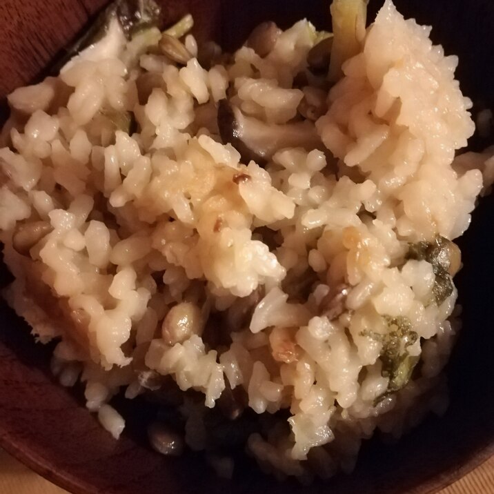 簡単レンズ豆の炊き込みご飯♪